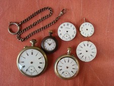 LOTTO  DI OROLOGIO DA TASCA,E