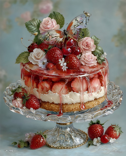Torta 8x10 con - , e
