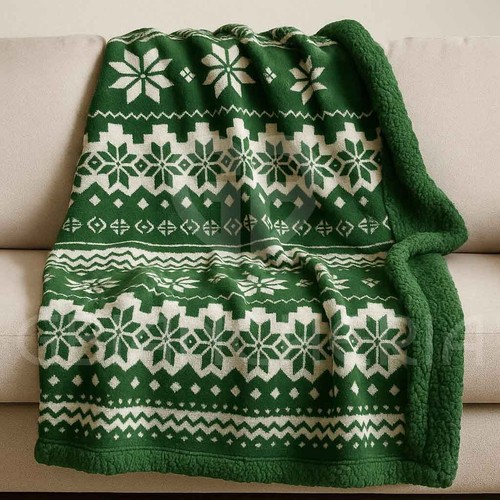 Coperta plaid sherpa pile - coperta,