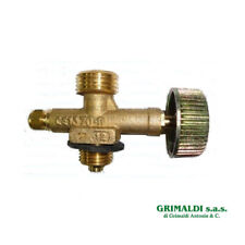 RUBINETTO REGOLABILE CON VALVOLA SFIATO PER BOMBOLA GAS GPL CAMPING RB110