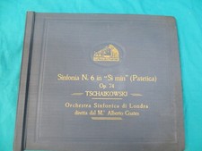 TSCHAIKOWSKY Sinfonia n. 6 in "Si minore" - 4 dischi 78 giri