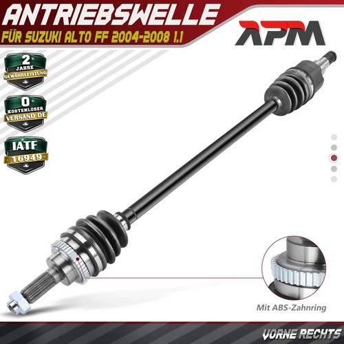 Semiasse anteriore destro con - anteriore,