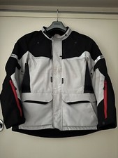 Giacca moto Rev'it Outback 4 H2O donna - Silver/Black/Red