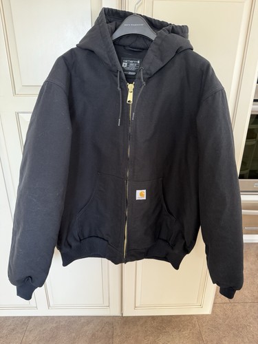 Carhartt heavyweight black zip - black,
