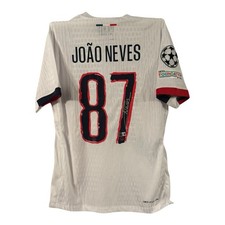 Maglia firmata Joao Neves BECKETT MAGLIA ORIGINALE PSG 25/26 Away BAS ICONS João