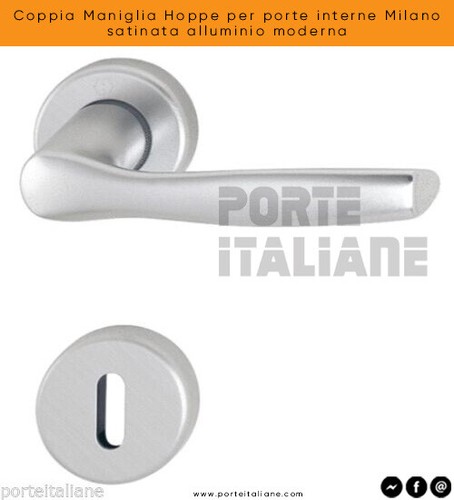 Coppia maniglia hoppe - hoppe, per
