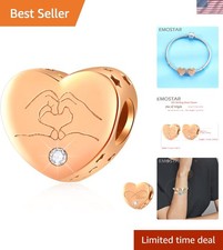 Charm cuore oro rosa