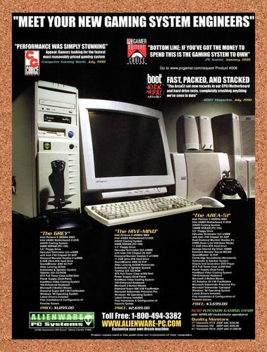 Alienware systems area 1998 - alienware,