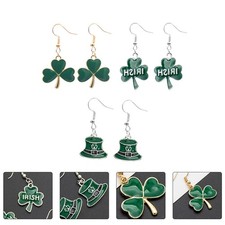  3 paia di orecchini alla moda