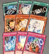 scegli 1x DEMO carte yugioh francesi errore di stampa ys17 link strike 43 carte rare