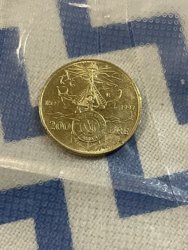 Moneta 200 lire lega - moneta,