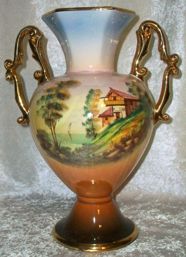 Vaso urna rurale vintage - , 13"