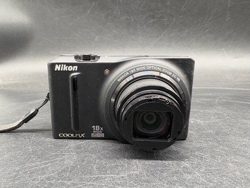 Nikon coolpix s9100 black nero - nikon,