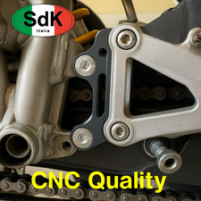 Arretratori pedane DUCATI 848-1098-1198 - Kit CNC Regolabile By SDK Italia Black