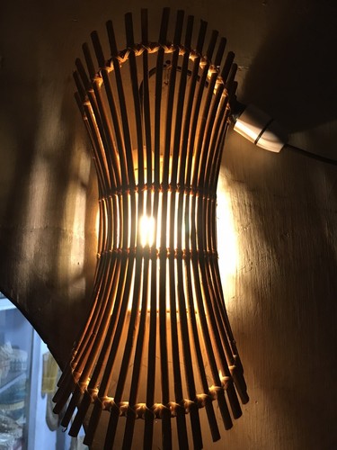 Lampada parete vimini - lampada,