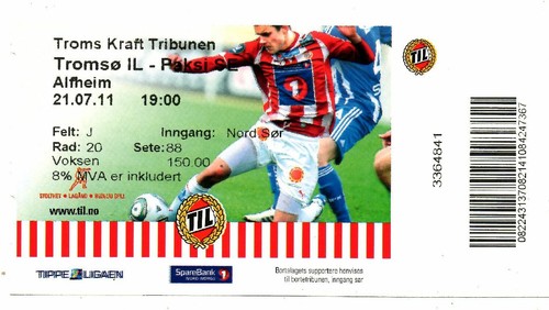 Biglietto tromso paksi - biglietto,