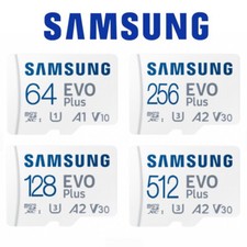 Lotto schede micro SD 32 GB 64 GB 128 GB 256 GB 512 GB classe 10 TF Samsung EVO Plus