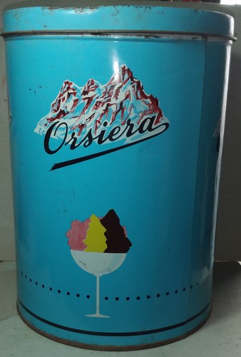 Enorme scatola latta - scatola,