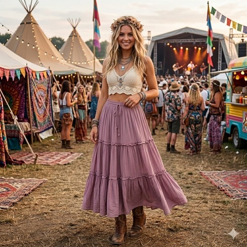 Maxi gonna zenana - zenana, boho