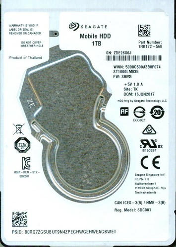 St1000lm035 1rk172 568 - st1000lm035,, 1rk172-568,