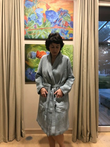 Accappatoio kimono lino - kimono, in