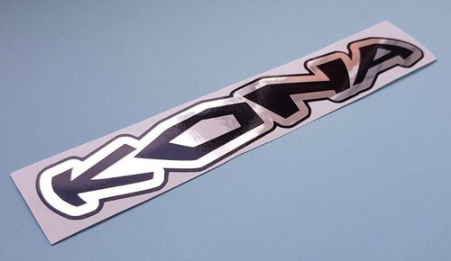 Kona logo argento cromato - argento,