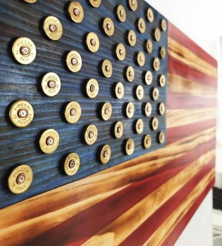Shotgun shell stars bandiera - shell,