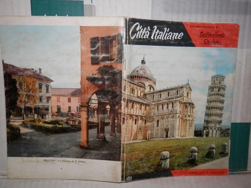 Vecchio quaderno scolastico - , di