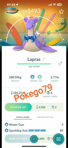 Sciarpa pokemon shiny - sciarpa, lapras