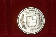 Svizzera moneta in argento da