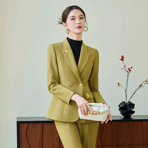 Completo donna elegante senape - elegante,