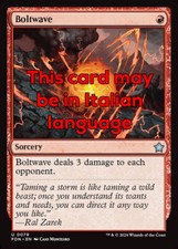 MTG BOLTWAVE FOIL EXC - ONDA