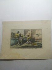 Antica Stampa Pinelli Roma Con
