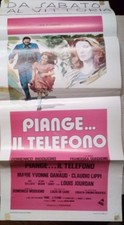 RARA LOCANDINA FILM-PIANGE IL TELEFONO -DEL 1975 N.403