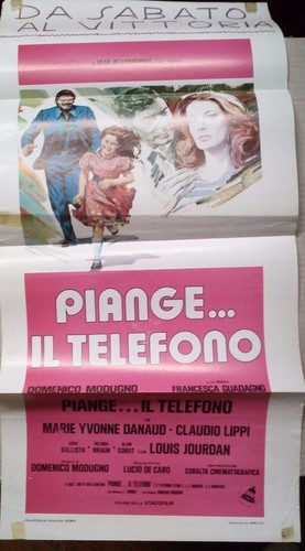 Rara locandina film piange - rara, il
