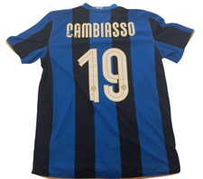 Maglia Inter Home Cambiasso Serie A 2008/2009 Originale NO match worn