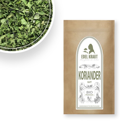 Foglie coriandolo bio - coriandolo, 250g