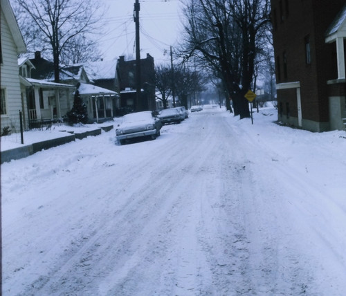 Quartiere innevato anni - , 60