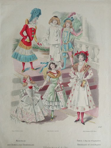 Stampa antica costumi - antica,