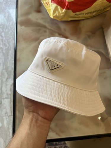 Cappellino prada bianco - cappellino,