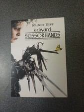 Carte Postale -  Affiche du film Edward Scissorhands - Burton Depp - Comme Neuve