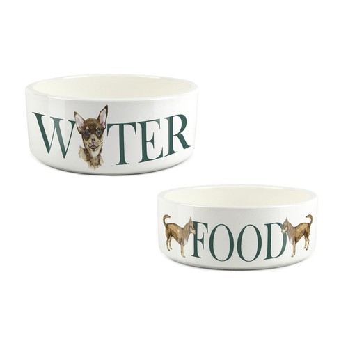 Chihuahua pet bowl set - bowl,