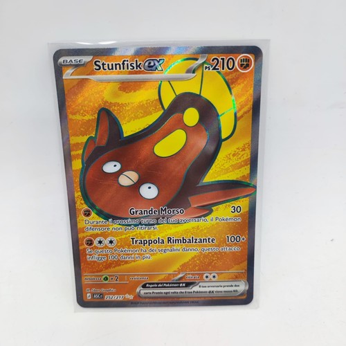 Carta pokémon stunfisk - carta, ex