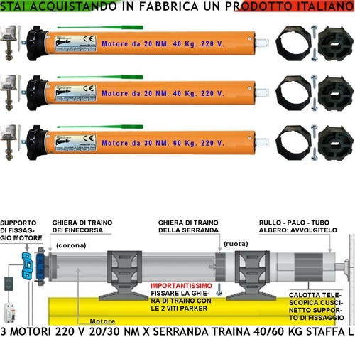 Tapparelle elettriche 220 3 - v,