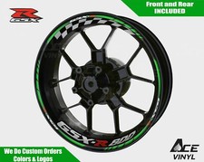 Suzuki GSXR 600 Verde Ruote