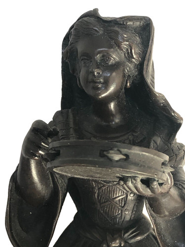 Antico bronzo patinato yang - patinato, di