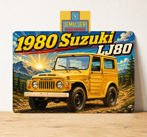 Poster insegna metallo auto