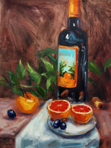 Dipinto olio tela originale - su,