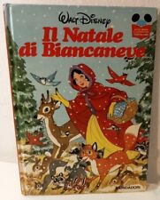 LIBRO IL NATALE DI BIANCANEVE 1986 WALT DISNEY IMPARO A LEGGERE CON TOPOLINO
