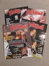 Rock Hard copertina METALLICA lotto n° 4 riviste magazine Heavy Metal ed. Italy